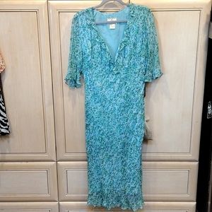 💙Vintage ICE Silk Sheath/ Mermaid/ Bias Cut Dress💚